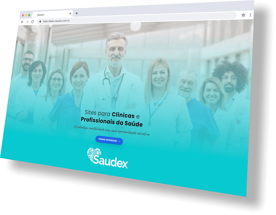 Saudex Site Clínica Profissional